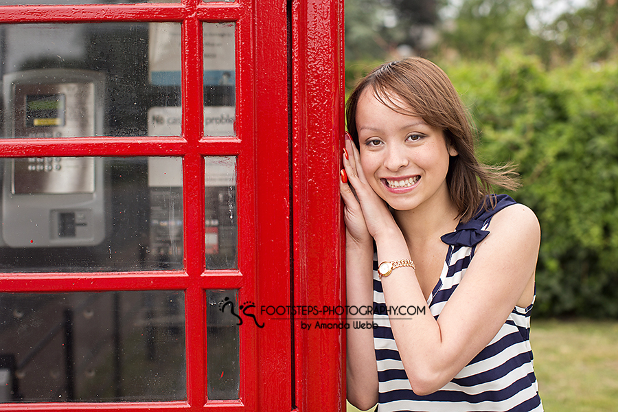 red english phone booth