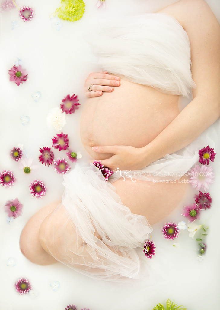 vacaville maternity photographer milky bath