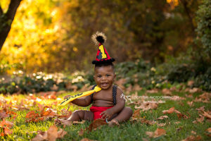 First Birthday Portrait session Vacaville Tie