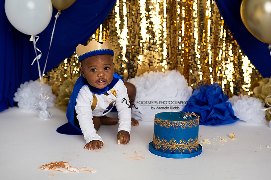 First Birthday Portrait session Vacaville sparkly