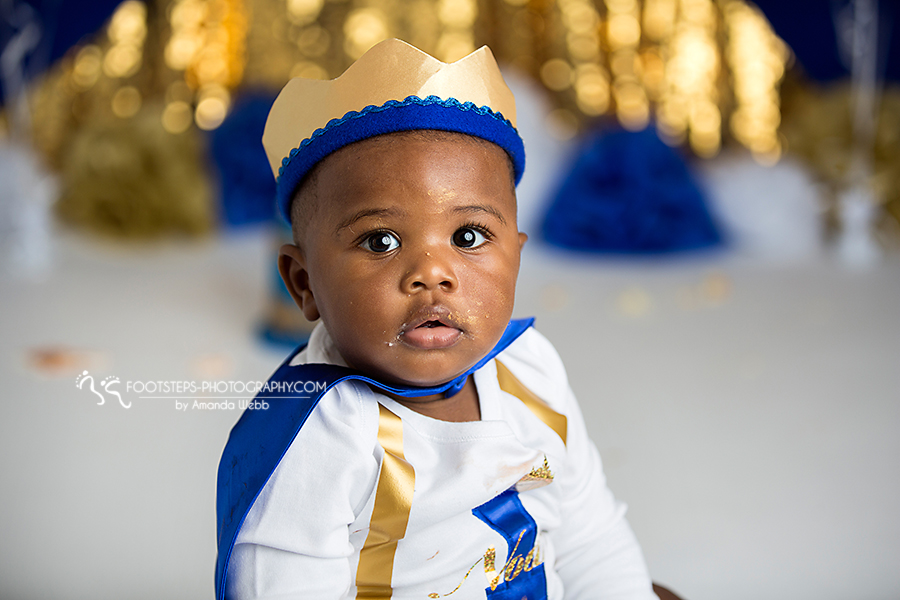 First Birthday Portrait session Vacaville bright eyes