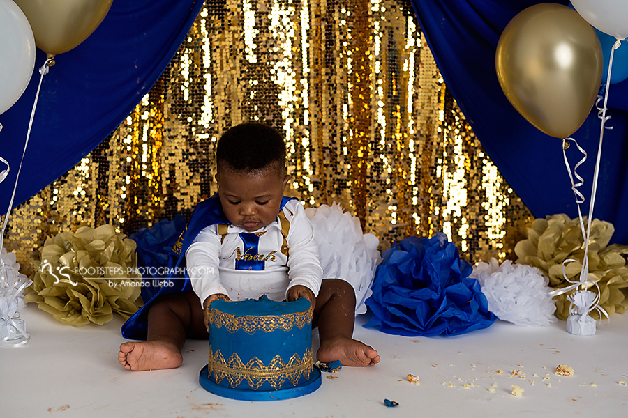 First Birthday Portrait session Vacaville no hat