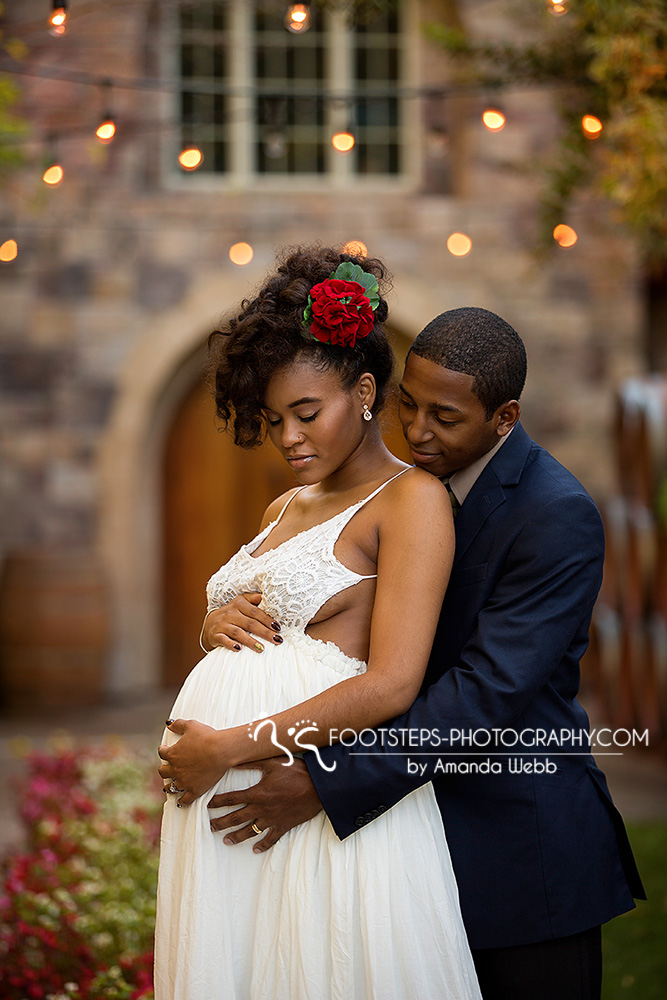 napa couple maternity session fall 